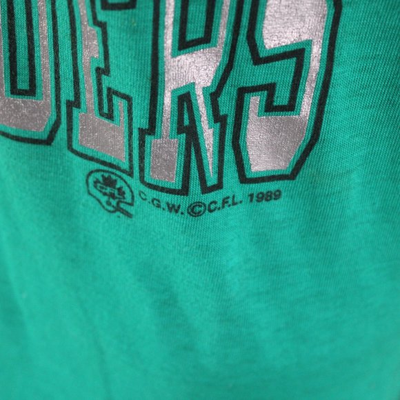 Saskatchewan Roughriders Shrit (VTG) - 1989 Grey Cup Champions - Men's Medium - Picture 3 of 9